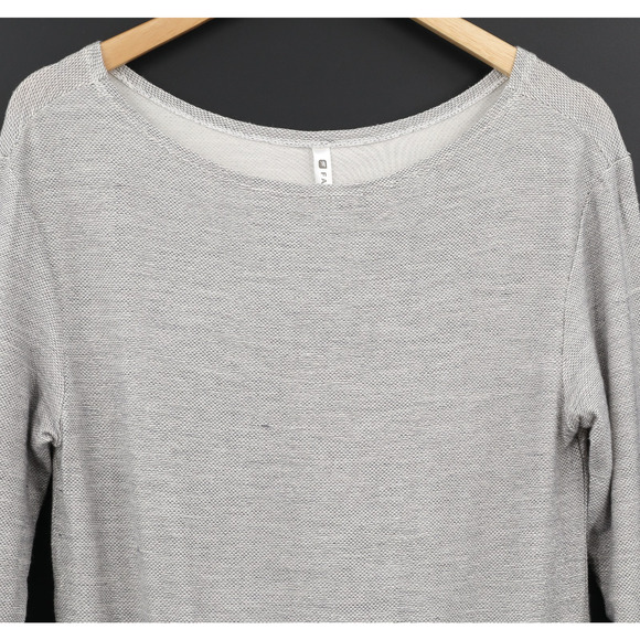 Fabletics Women's Mollie Long Sleeve Romper Cinched Waist Grey Sz XS New - Picture 3 of 6